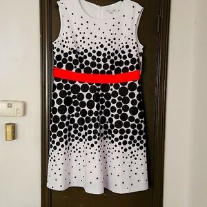 Sandra Darren Polka Dot Fit and Flare Dress NWT 16W